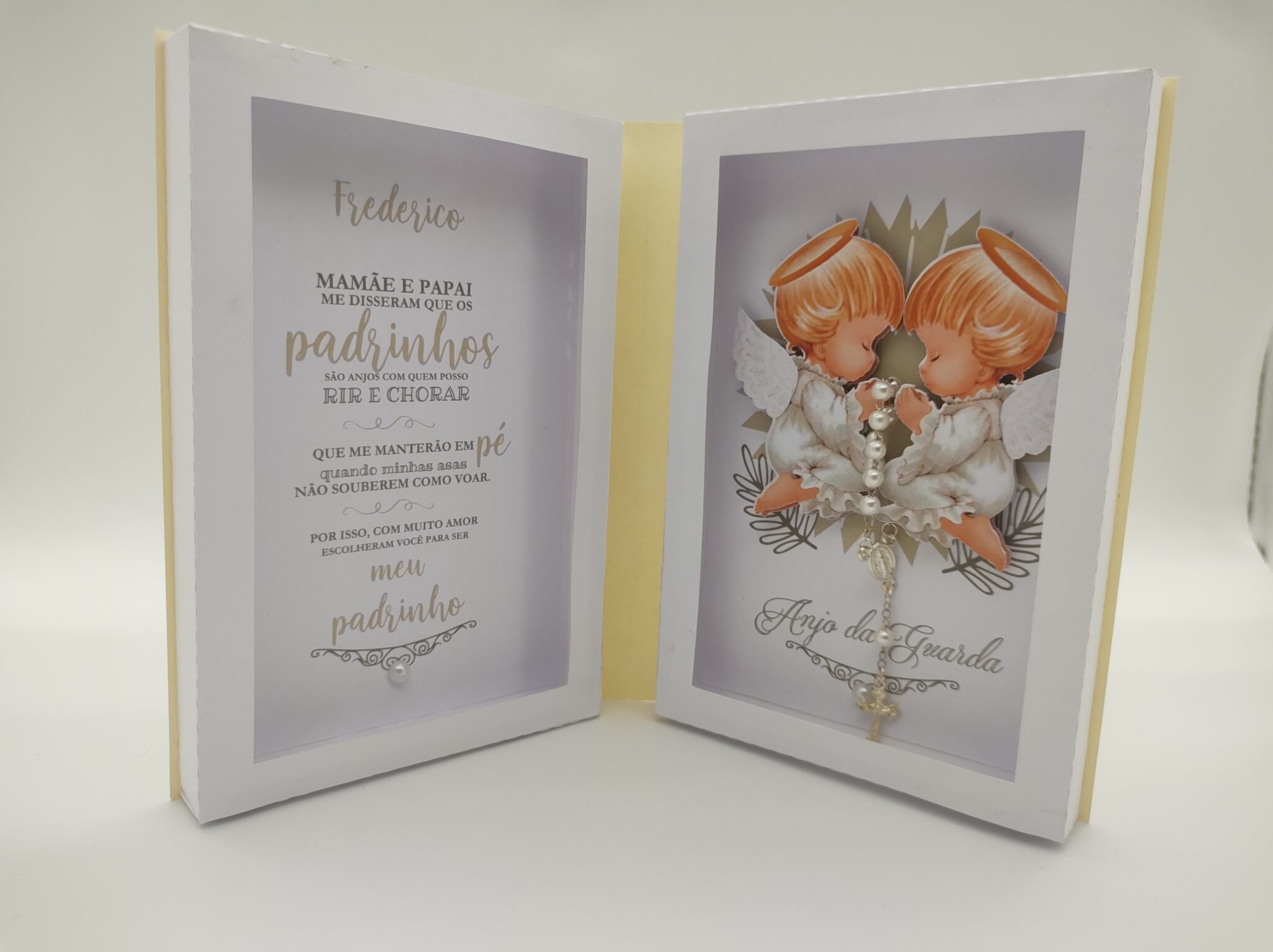 Caixa Batizado Padrinhos