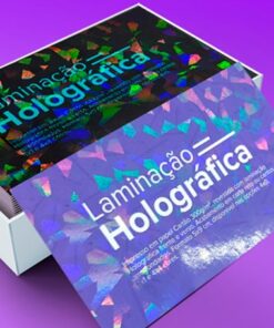 Cartões de visita holográfico
