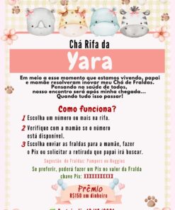 Criação de Arte digital  CHÁ RIFA