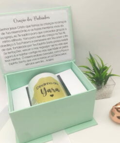 Alternative view of Caixa Convite Padrinhos De Batismo com UMA Caneca Personalizada