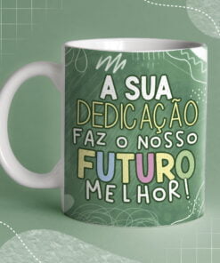 Alternative view of Caneca de Porcelana Dia dos Professores 5