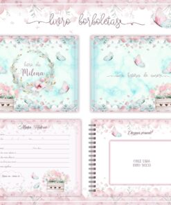 Livro do Bebê - FLORAL BORBOLETAS