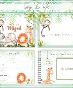 Livro do Bebê - SAFARI MENINO