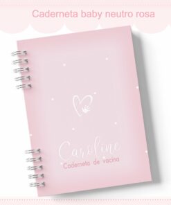 Caderneta de Vacinação - NEUTRO ROSA