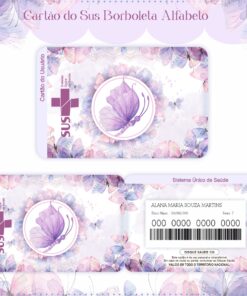 Alternative view of Cartão do Sus Personalizado para Menina