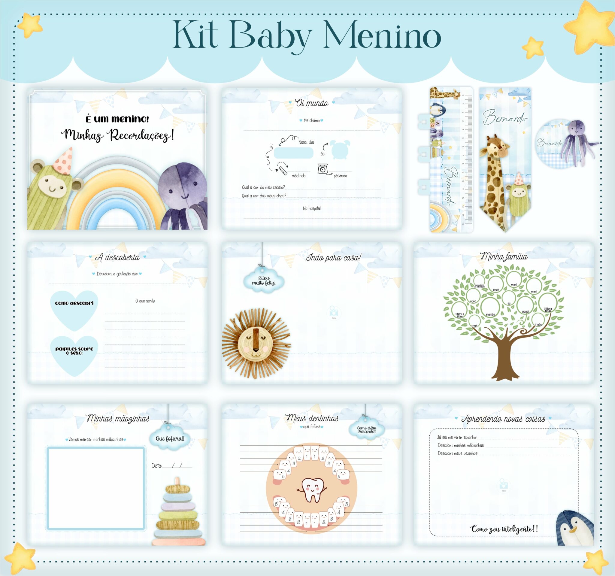 Livro do Bebê - BABY FOTO MENINO - Imagem 3