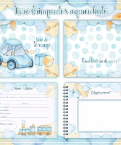 Livro do Bebê - Brinquedos Aquarelados