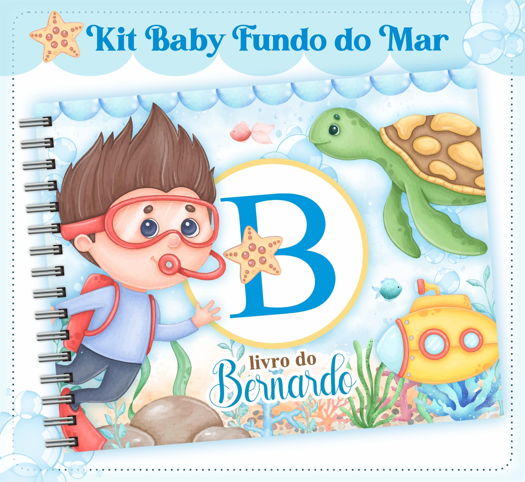 Livro do Bebê FUNDO DO MAR