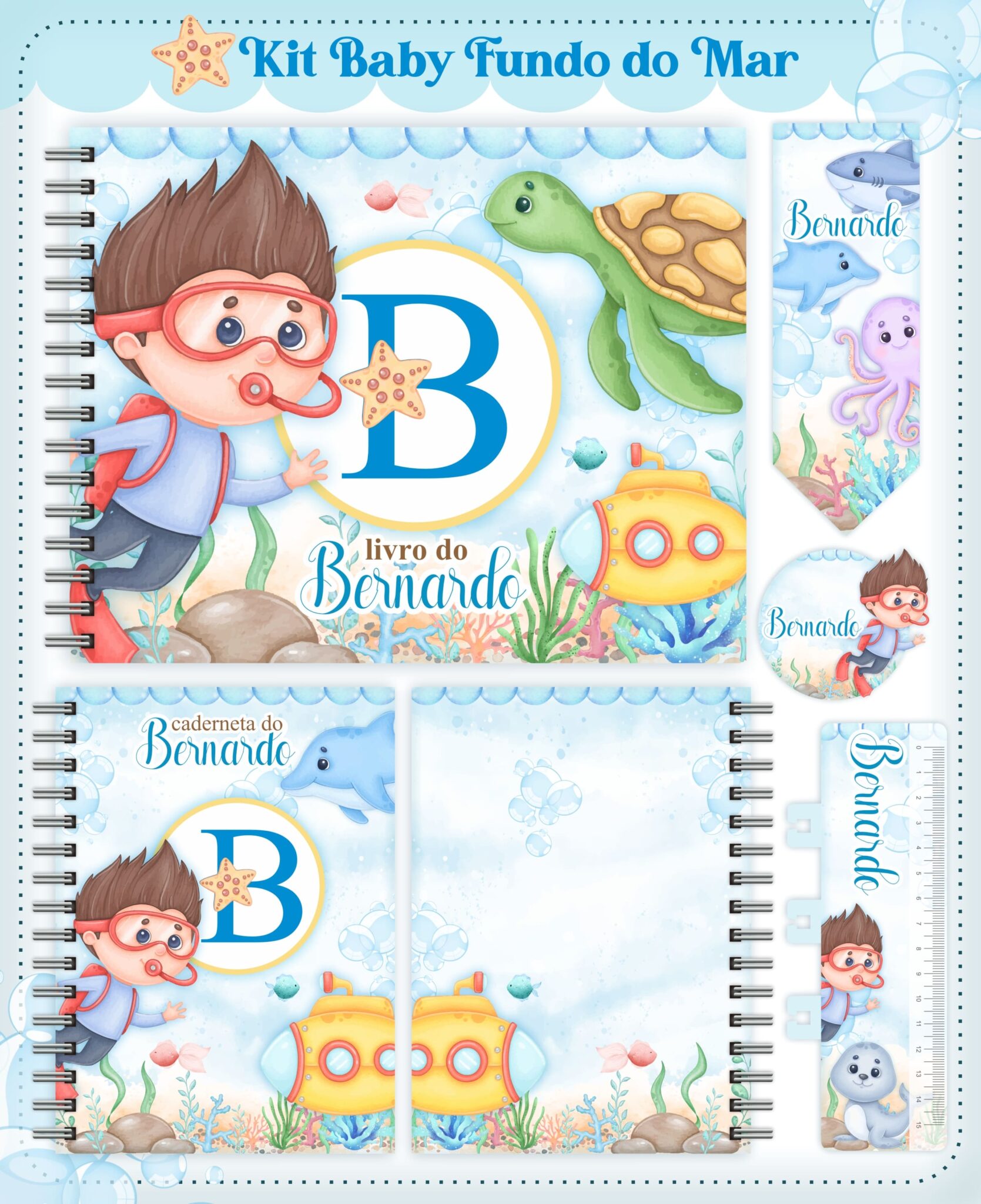 Livro do Bebê FUNDO DO MAR - Imagem 4