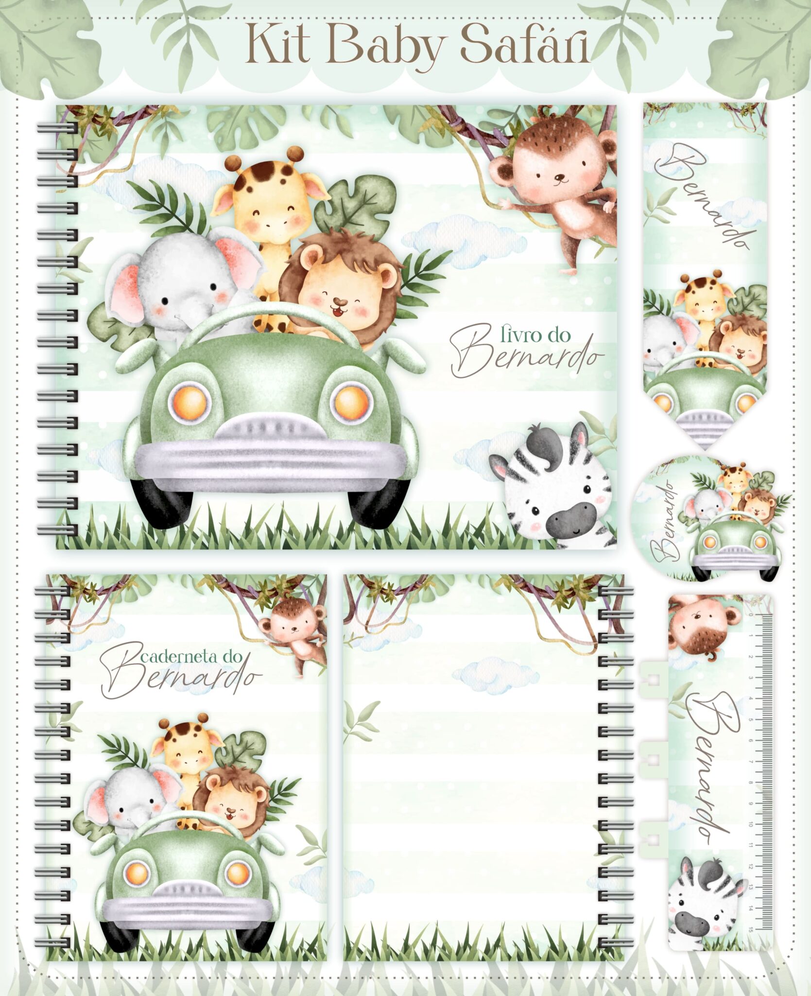 Livro do Bebê SAFARI BABY - Imagem 3