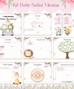 Alternative view of Livro do Bebê - SAFARI MENINA