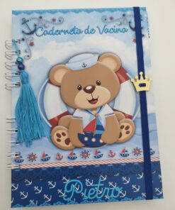 Caderneta de Vacina Ursinho Marinheiro