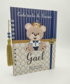 Caderneta de Vacina Ursinho Realeza 2
