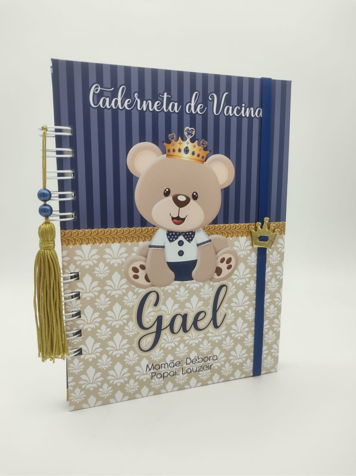 Caderneta de Vacina Ursinho Realeza 2