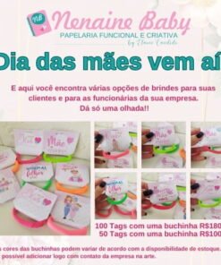 TAG PERSONALIZADA COM XUXINHAS DE CABELO