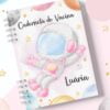 Caderneta de Vacinação Astronauta menina