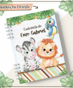 Caderneta de Vacinação Bichinhos na Floresta