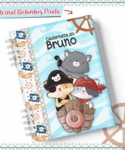 Caderneta de Vacinação Bichinhos Piratas
