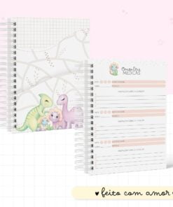 Caderneta de Vacina Dino Girl