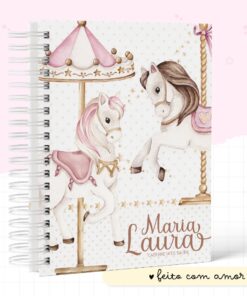 Caderneta de Vacinação Carrossel Menina