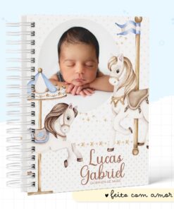 Caderneta de Vacinação Carrossel Menino