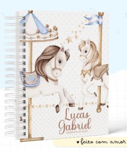 Caderneta de Vacinação Carrossel Menino