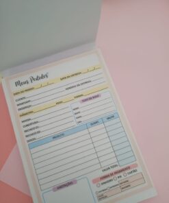 Alternative view of Bloco de Pedidos Confeiteira tamanho A5