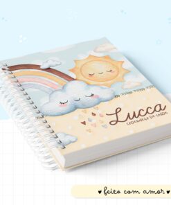 Caderneta de Vacinação Chuva de Amor Menino
