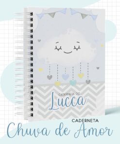 Caderneta de Vacinação Chuva de Amor menino 3