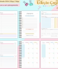 Alternative view of Agenda Floral Rosa Clean