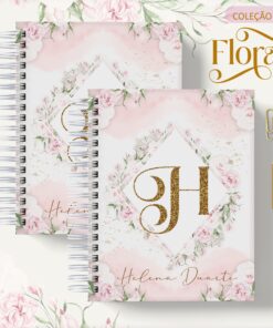 Agenda Floral Rosa Clean