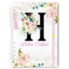 Agenda Alfabeto Floral Rose