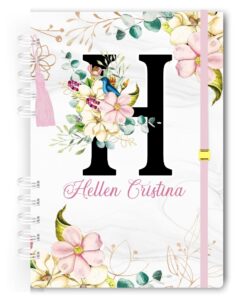 Agenda Alfabeto Floral Rose