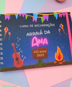 Livro de assinaturas para aniversário