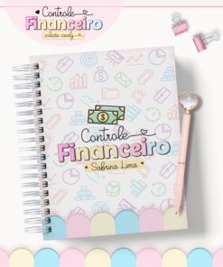 Caderno de Controle Financeiro Coleção Candy