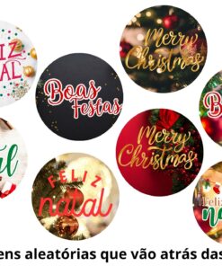 Kit 10 Esferas Natalinas Personalizada