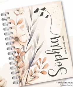Caderneta de Saúde Floral Neutro Ref003