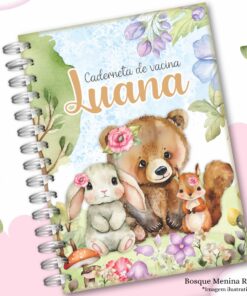 Caderneta de Saúde Bosque Menina Ref004