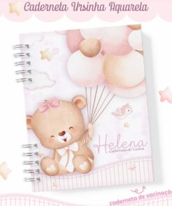 Caderneta de Saúde Ursinha Aquarela