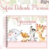 Livro do Bebê - SAFARI DELICADO MENINA