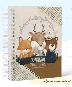 Caderneta de Vacinação - Animais Vintage