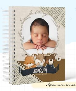 Caderneta de Vacinação - Animais Vintage