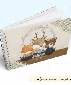 Livro do Bebê - Animais Vintage