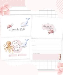 Livro do Bebê - Fundo do Mar Menina