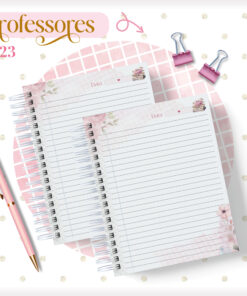 Caderno A5 Personalizado Coruja - 100 folhas