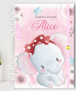 Caderneta de Vacinação - Elefantinha Menina001