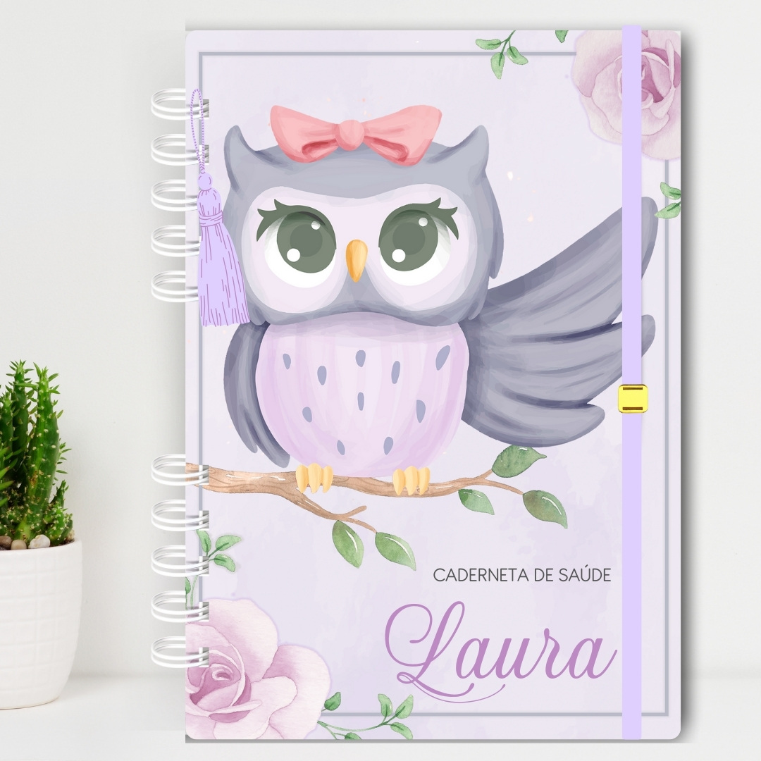 Caderneta de Vacinação - Coruja 001