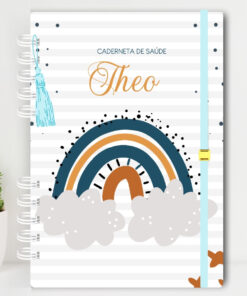Caderneta de Vacinação - Arco Iris Menino 001