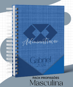 Agenda Profissões Masculina Linho