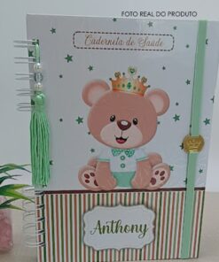Caderneta de Saúde -Ursinho Príncipe Verde